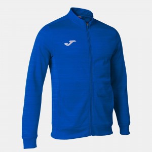 Joma Grafity Iii Full Zip Sweatshirt Erkek Eşofman Kraliyet Mavisi | 10EAVMIDH