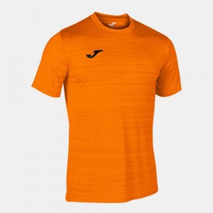 Joma Grafity Iii Short Sleeve T-shirt Erkek Tişört Turuncu | 97FWURSVN