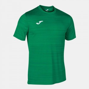 Joma Grafity Iii Short Sleeve T-shirt Erkek Tişört Yeşil | 29EXQHKAV