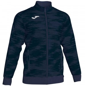 Joma Grafity Jacket Erkek Eşofman Lacivert | 71QJLKMPB