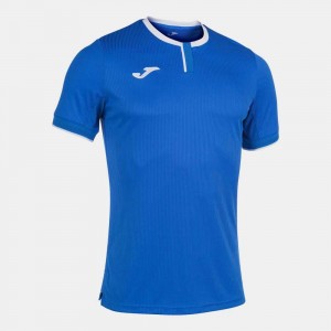 Joma Iii Short Sleeve T-shirt Erkek Tişört Altın Kraliyet Mavisi | 51KATNELH