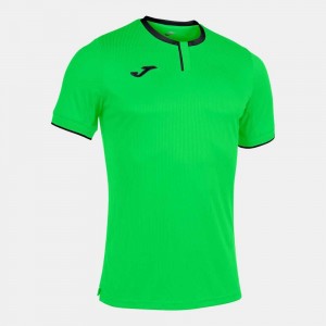 Joma Iii Short Sleeve T-shirt Fluor Erkek Tişört Altın Yeşil | 74WGOPBCA