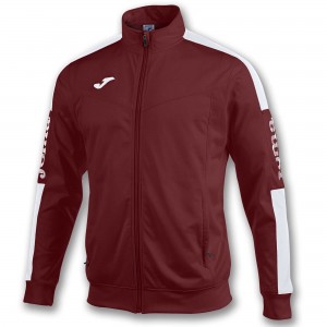 Joma Jacket Champion Iv Çocuk Eşofman Bordo Beyaz | 18LAIFMJQ