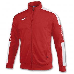 Joma Jacket Champion Iv Çocuk Eşofman Kırmızı Beyaz | 90DORFLEX