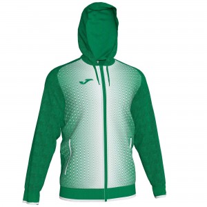 Joma Jacket Hooded Supernova Erkek Eşofman Yeşil Beyaz | 76RVMJWLH