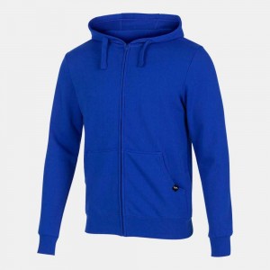 Joma Jungle Zip up Hoodie Erkek Eşofman Yeşil Kraliyet Mavisi | 52OFWIRTU