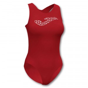 Joma Lake Iii Swimsuit Kadın Mayo Kırmızı | 54HNQAOKM