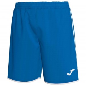 Joma Liga Short Erkek Pantolon Kraliyet Mavisi Beyaz | 87RLVKXNF