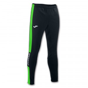 Joma Long Pant Championship Iv fluor Erkek Eşofman Siyah Yeşil | 86YUWJMLB