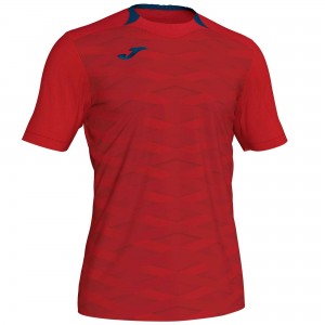 Joma Myskin Ii T-shirt S/S Erkek Tişört Kırmızı | 76ZSIPHRQ