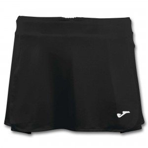 Joma Open Ii Tennis Skirt Kadın Etek Siyah | 45HPULQCF