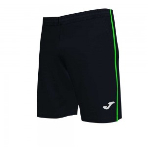 Joma Open Iii Bermuda Fluor Erkek Pantolon Siyah Yeşil | 47FBMTVEO