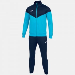 Joma Oxford Tracksuit Fluor Erkek Eşofman Turkuaz Lacivert | 68RETNLHK