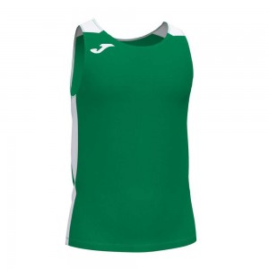 Joma Record Ii Tank Top Erkek Tişört Yeşil Beyaz | 91HFVEOXZ