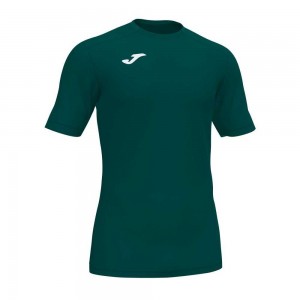 Joma Strong Short Sleeve T-shirt Erkek Tişört Yeşil | 50MCDENXP