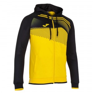 Joma Supernova Ii Hoodie Jacket Erkek Eşofman Sarı Siyah | 94EKDSHWO