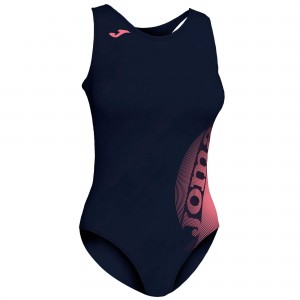 Joma Swimsuit Lake Ii Kadın Mayo Koyu Mavi Koyu Küpe Çiçeği | 04QATFGNS