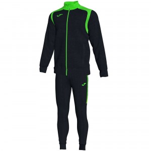 Joma Tracksuit Champion V fluor Erkek Eşofman Siyah Yeşil | 10GRXELJD