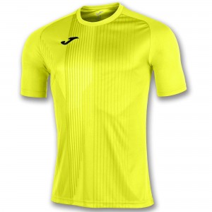 Joma T-shirt Tiger Fluor S/S Erkek Tişört Sarı | 13YHONKQL