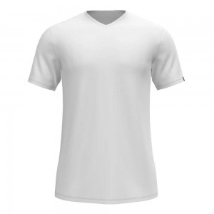 Joma Versalles Short Sleeve T-shirt Erkek Tişört Beyaz | 52ZKMLPHE