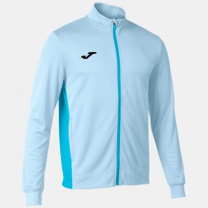 Joma Winner Ii Full Zip Sweatshirt Erkek Eşofman Mavi | 67RKCYMOA