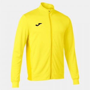 Joma Winner Ii Full Zip Sweatshirt Erkek Eşofman Sarı | 28DEFXKTO