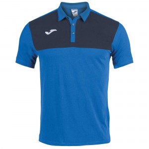 Joma Winner Polo S/S Erkek Tişört Kraliyet Mavisi Lacivert | 96SHQADPJ