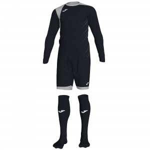 Joma Zamora Iv Goalkeeper Set L/S Erkek Setler Siyah | 45PXYGFSB