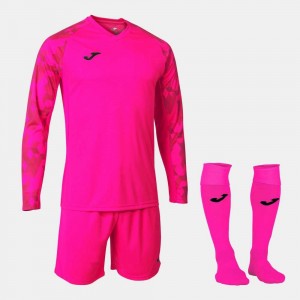 Joma Zamora Vii Set Fluor Erkek Setler Pembe | 79ZWBJDFR