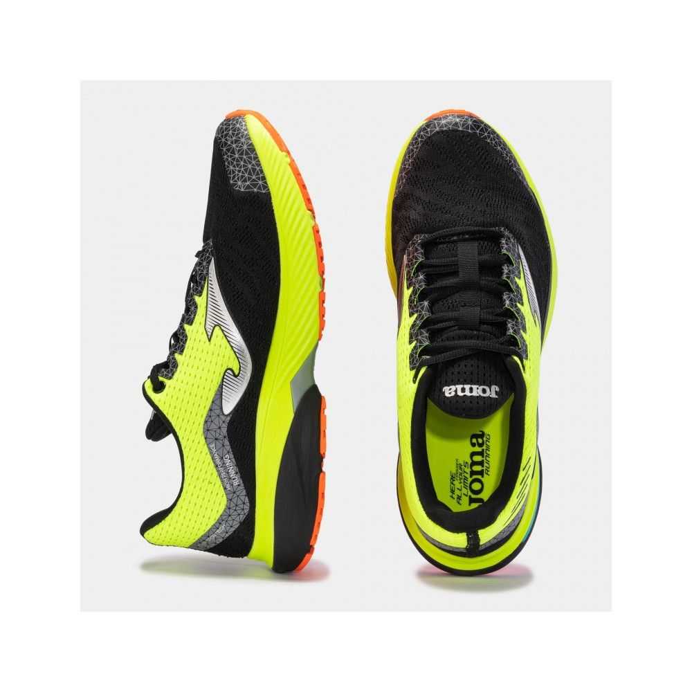 Joma 2301 Fluor Erkek Koşu Ayakkabısı Titanyum Siyah Limon | 53RPMXGYT