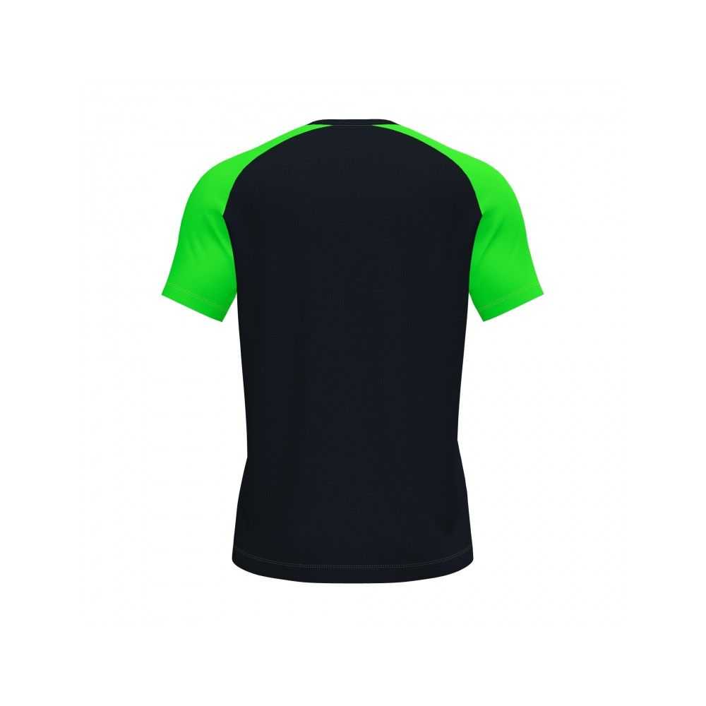 Joma Academy Iv Short Sleeve T-shirt Fluor Erkek Tişört Siyah Yeşil | 72RKXIOGM