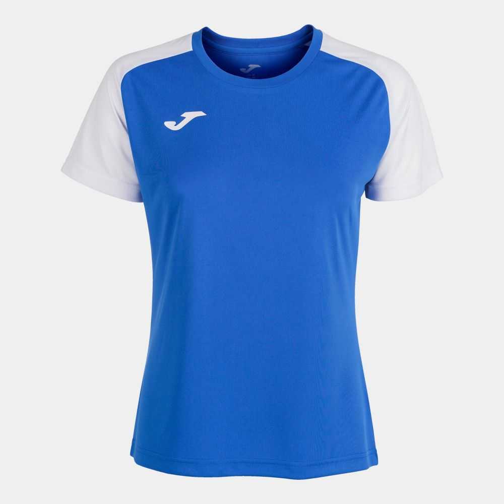 Joma Academy Iv Short Sleeve T-shirt Kadın Tişört Kraliyet Mavisi Beyaz | 98YNMWLEH