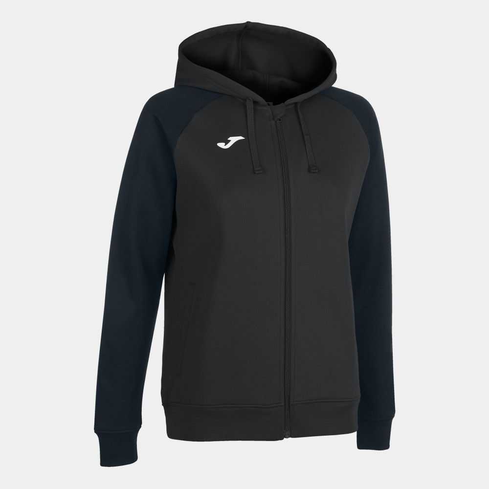 Joma Academy Iv Zip up Hoodie Anthracite Kadın Eşofman Koyu Gri Siyah | 26XQDLNVS