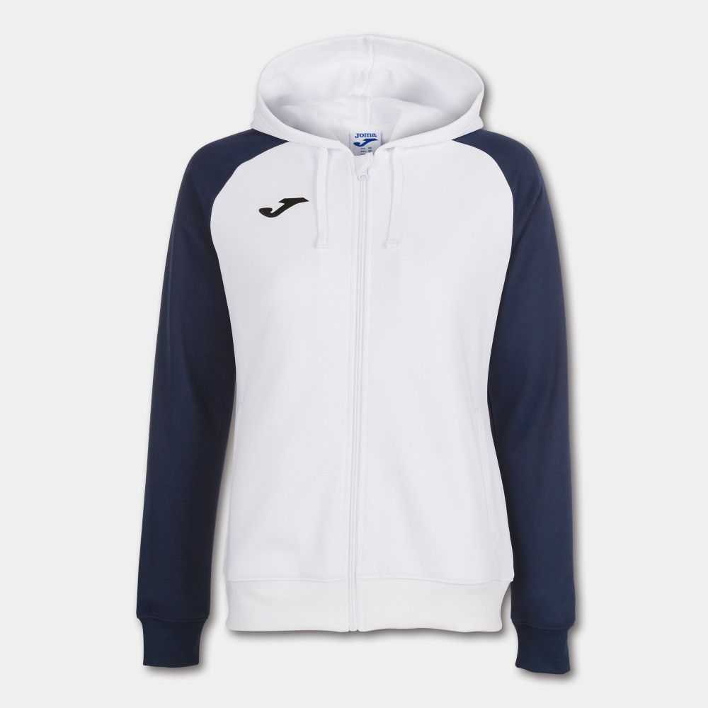 Joma Academy Iv Zip up Hoodie Kadın Eşofman Beyaz Lacivert | 46XEBYQWR