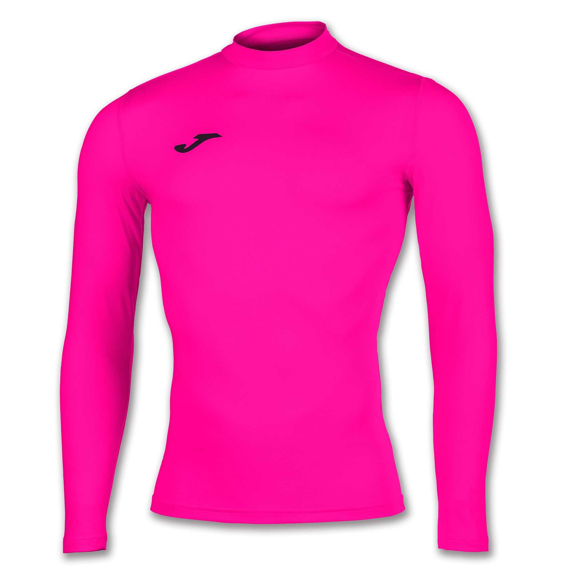 Joma Academy Shirt Brama Fluor L/S Erkek Tişört Pembe | 61HFZKYTN