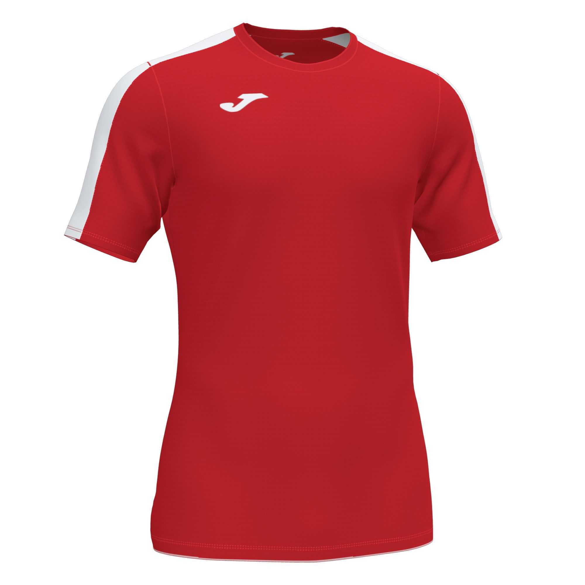 Joma Academy T-shirt S/S Erkek Tişört Kırmızı Beyaz | 51BXGPCTL