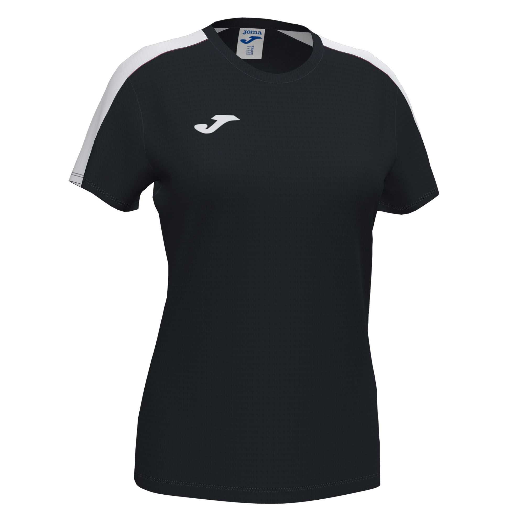 Joma Academy T-shirt S/S Kadın Tişört Siyah Beyaz | 75EGXIPLU