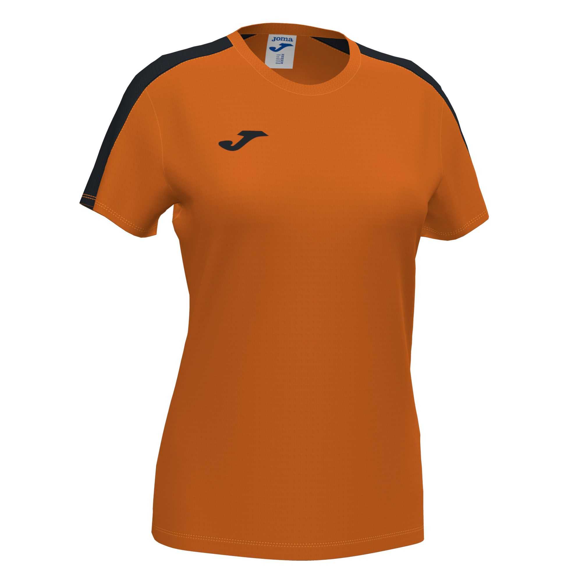 Joma Academy T-shirt S/S Kadın Tişört Turuncu Siyah | 32PZQFRCA