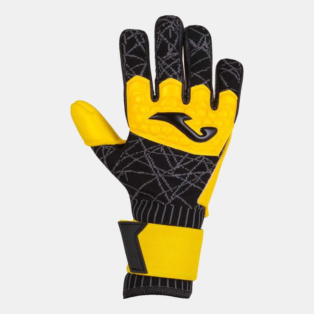 Joma Area 360 Goalkeeper Gloves Fluor Erkek Eldiven Sarı Siyah | 42MOBTADU