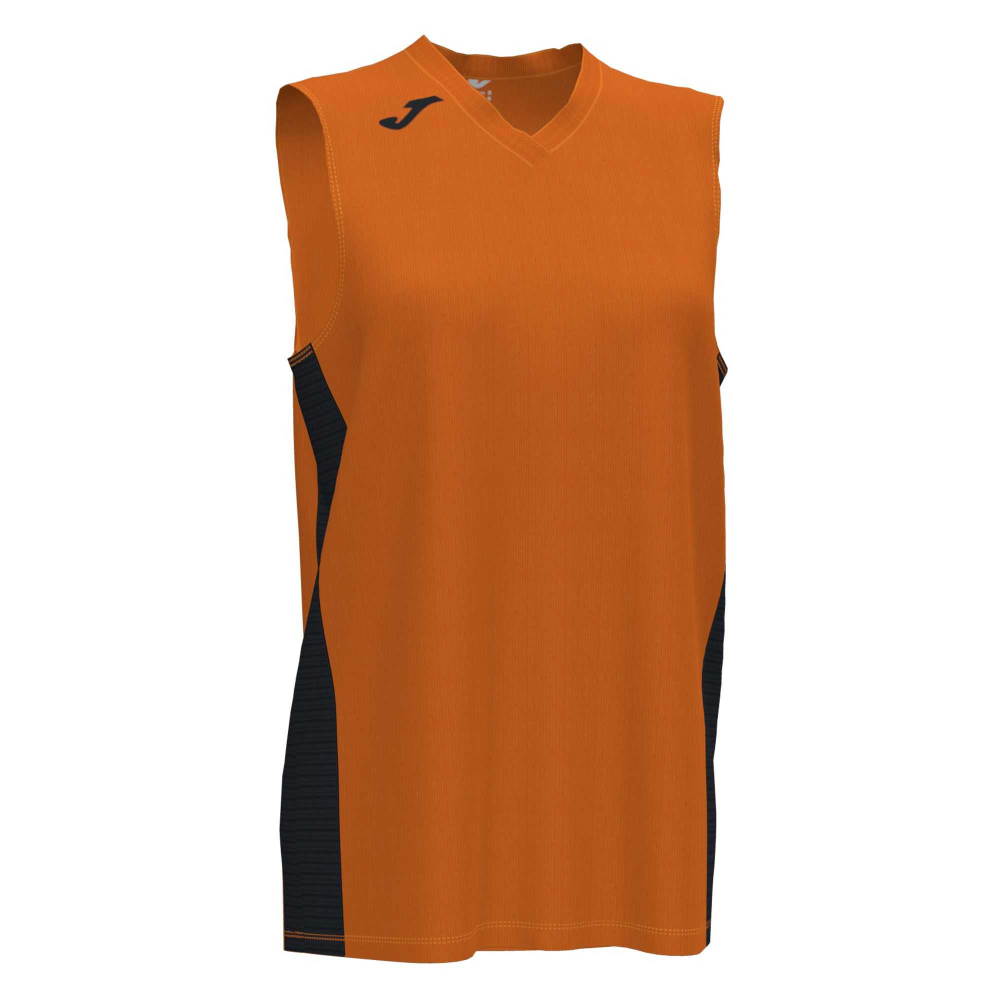 Joma Cancha Iii T-shirt Sleeveless Kadın Tişört Turuncu Siyah | 59VSROQKY