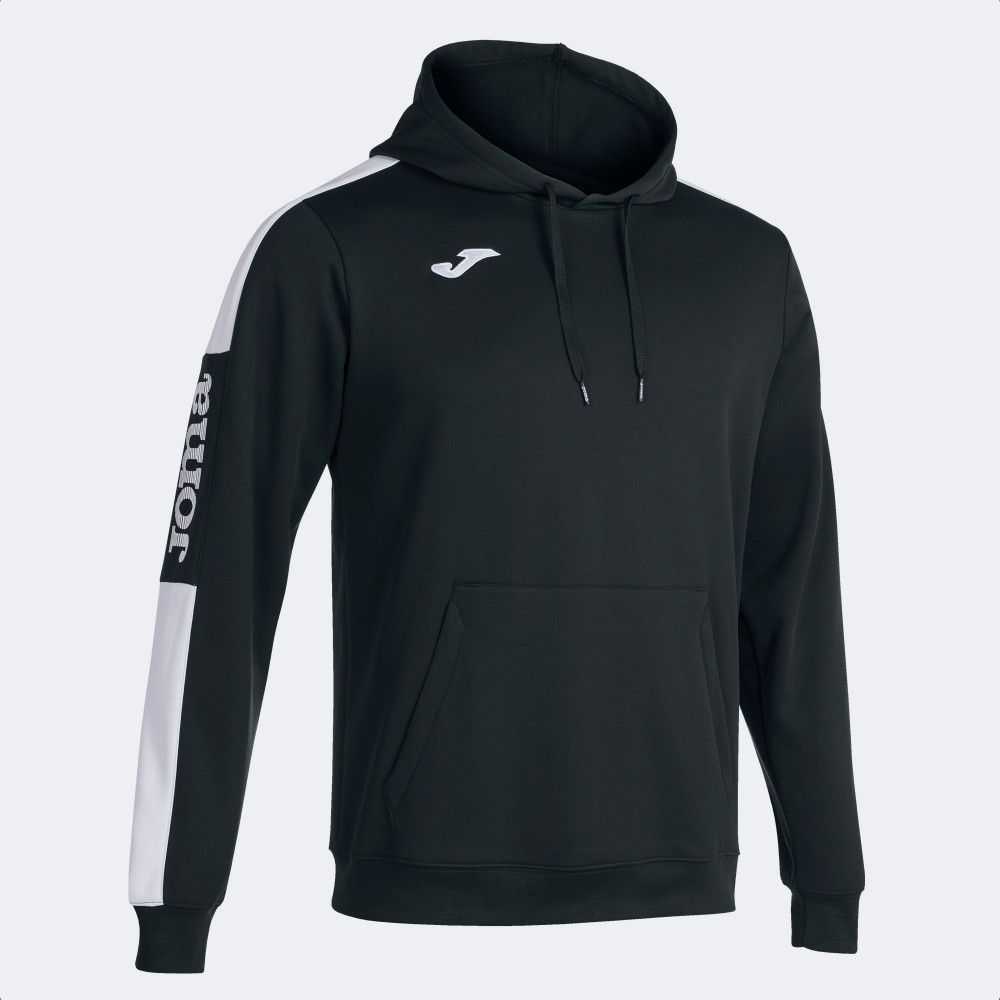 Joma Championship Iv Hoodie Erkek Tişörtü Siyah Beyaz | 63ZSVYLWG