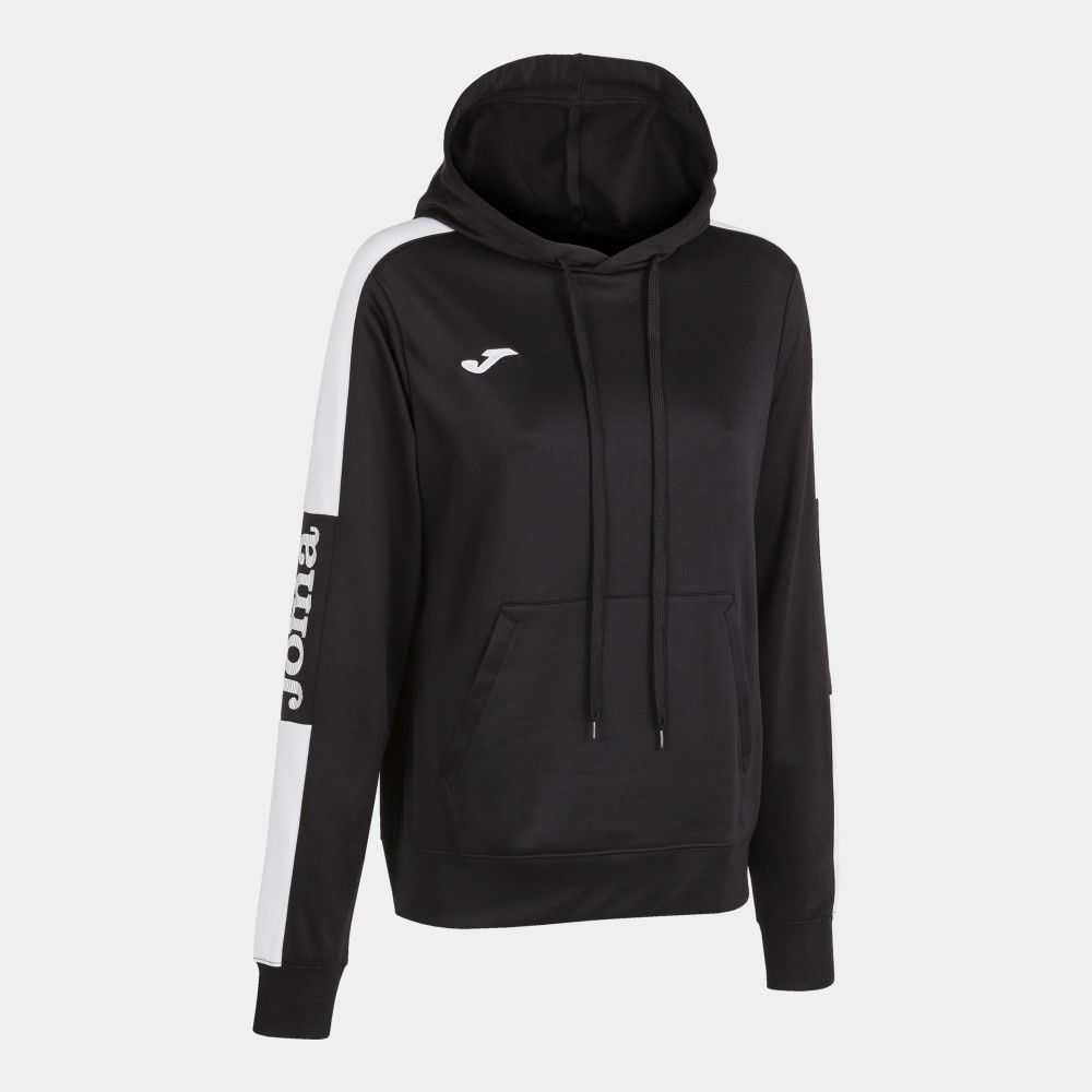 Joma Championship Iv Hoodie Kadın Tişörtü Siyah Beyaz | 61YXKFTMR