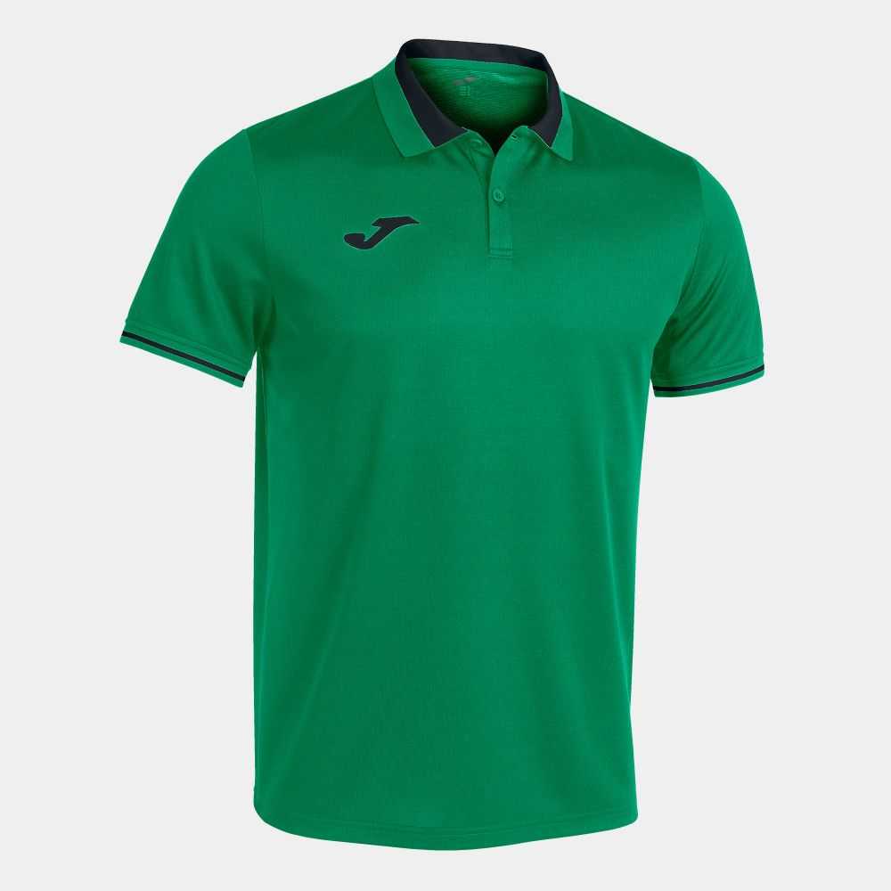 Joma Championship Vi Short Sleeve Polo Erkek Tişört Yeşil Siyah | 15FVCBNKT