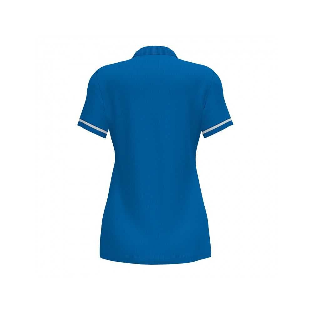 Joma Championship Vi Short Sleeve Polo Kadın Tişört Kraliyet Mavisi Beyaz | 45AVFNRHZ