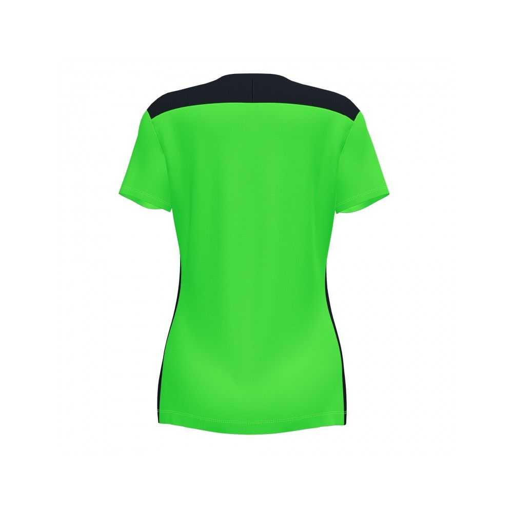 Joma Championship Vi Short Sleeve T-shirt Fluor Kadın Tişört Yeşil Siyah | 70JCLAGBF