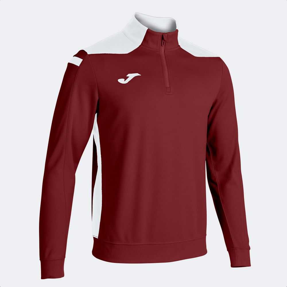 Joma Championship Vi Sweatshirt Erkek Tişörtü Bordo Beyaz | 38ICKGUSQ