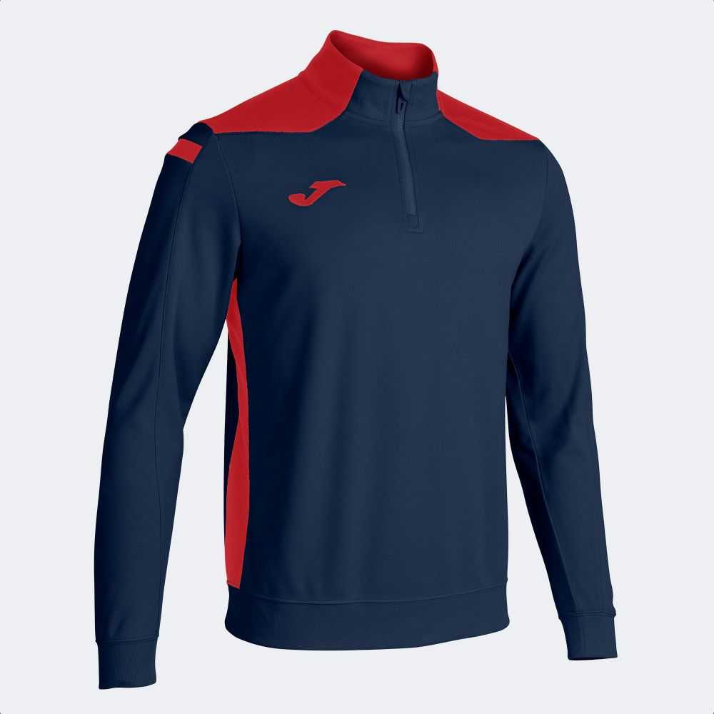 Joma Championship Vi Sweatshirt Erkek Tişörtü Lacivert Kırmızı | 50JQFUWNK