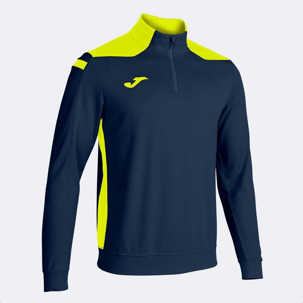 Joma Championship Vi Sweatshirt Fluor Erkek Tişörtü Lacivert Sarı | 86XOMKDAZ