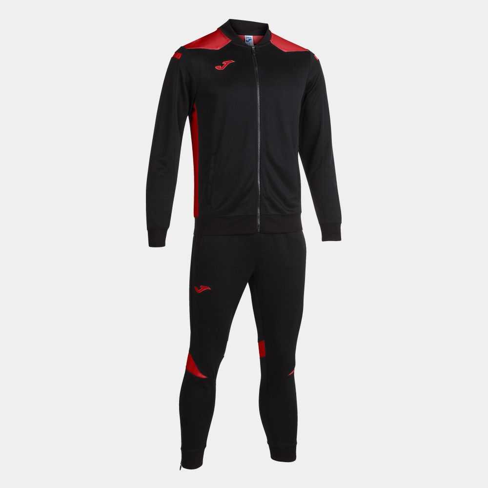 Joma Championship Vi Tracksuit Erkek Eşofman Siyah Kırmızı | 36KXPWNYR