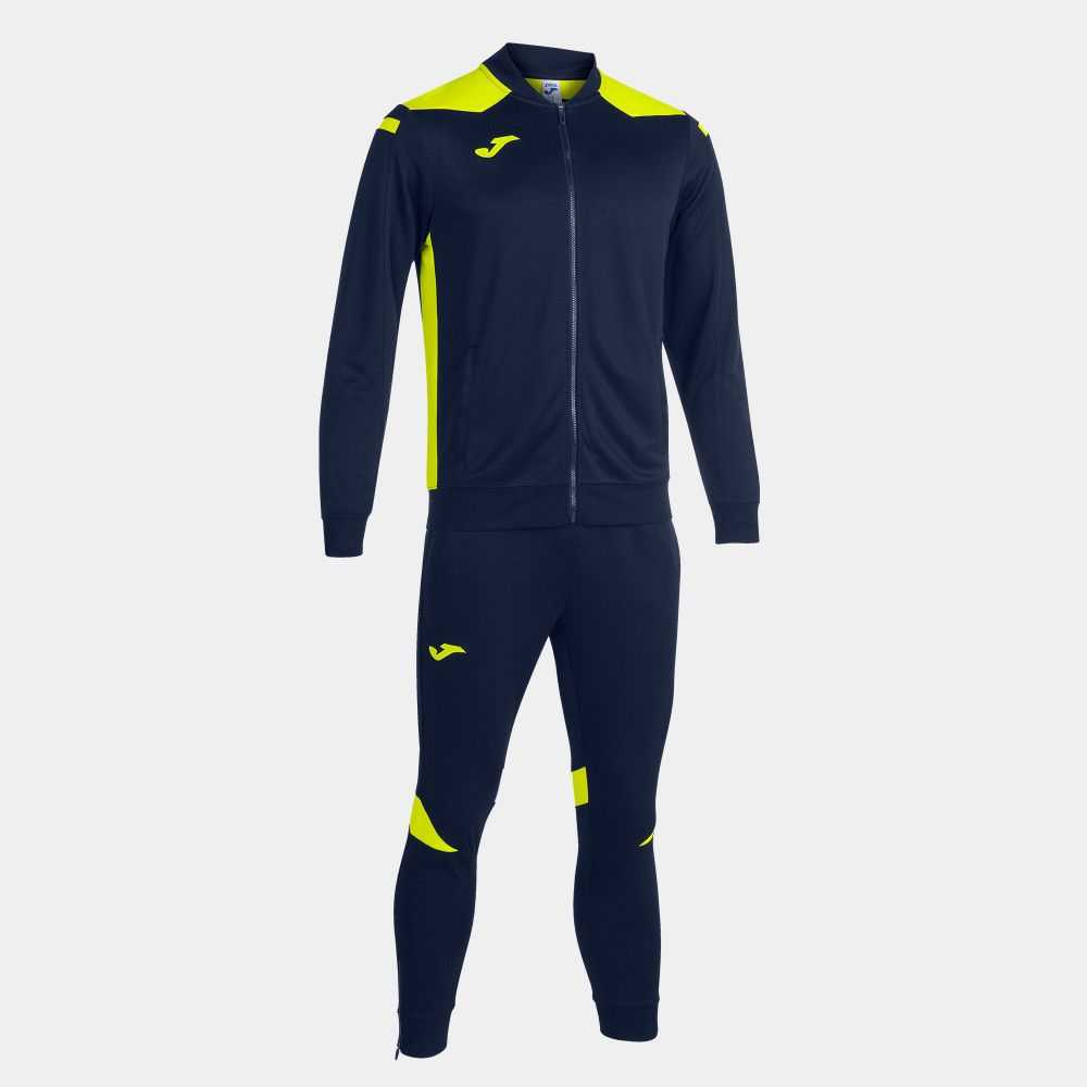 Joma Championship Vi Tracksuit Fluor Erkek Eşofman Lacivert Sarı | 53NALSGEF